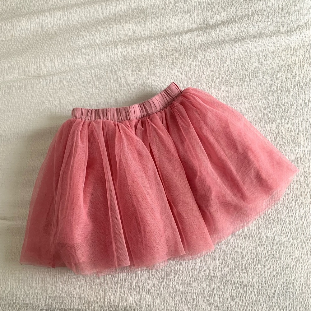 Primary Pink Tulle Skirt